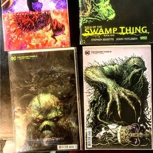 All are in mint condition selling as a whole lot All are From Vertigo Swamp thin